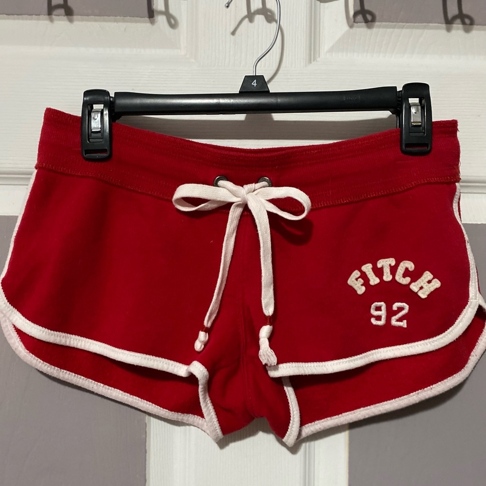Abercrombie & Fitch Red Shorts